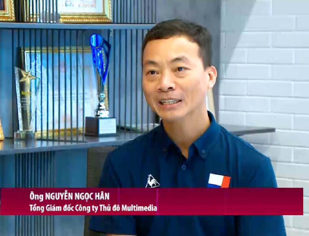 Ông Nguyễn Ngọc Hân - Tổng giám đốc Thủ Đô Multimedia chia sẻ