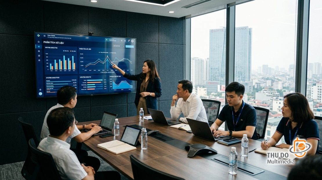 Các chuyên gia truyền hình Việt Nam đang phân tích dữ liệu hành vi khán giả trên nền tảng OTT để hoạch định chiến lược kinh doanh. Các chuyên gia truyền hình Việt Nam đang phân tích dữ liệu hành vi khán giả trên nền tảng OTT để hoạch định chiến lược kinh doanh.