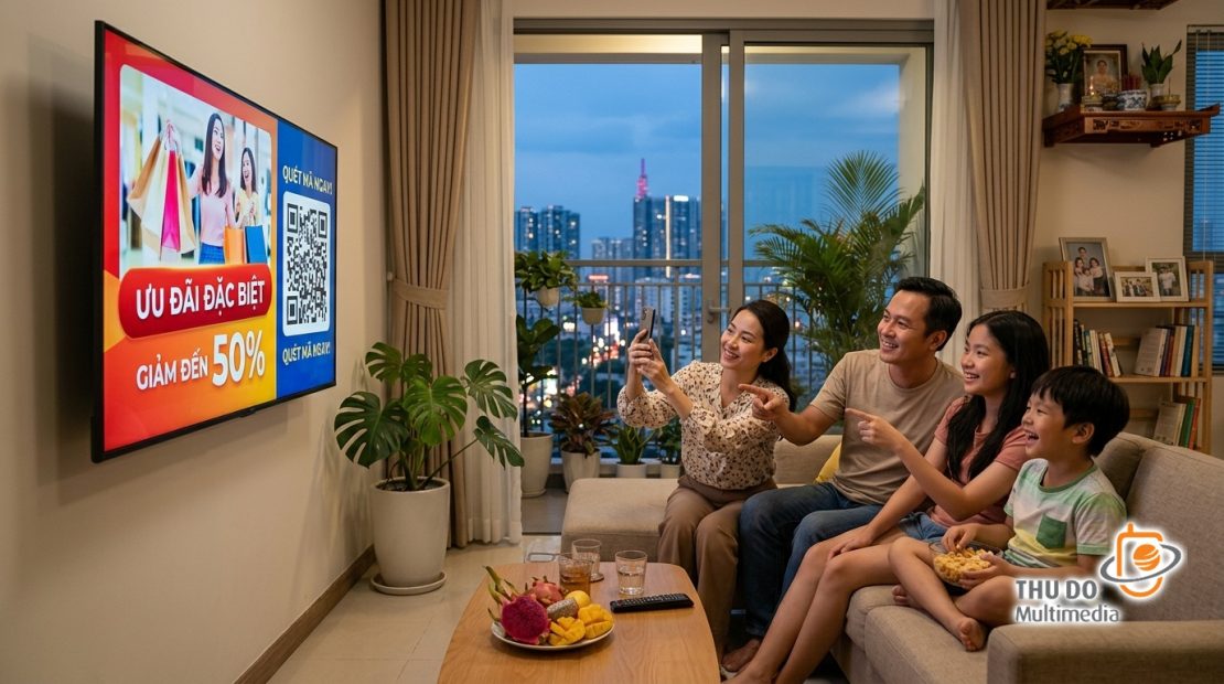 Gia đình Việt Nam trải nghiệm quảng cáo được cá nhân hóa mượt mà trên Smart TV thông qua công nghệ SSAI. Gia đình Việt Nam trải nghiệm quảng cáo được cá nhân hóa mượt mà trên Smart TV thông qua công nghệ SSAI.